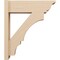Ekena Millwork 8-in W x 26-in D x 30-in H Balboa Trad Rough Cedar Woodgrain TimberThane Outlooker, Primed Tan OUTUR080X26X30BOA04RCPR - alternate 6